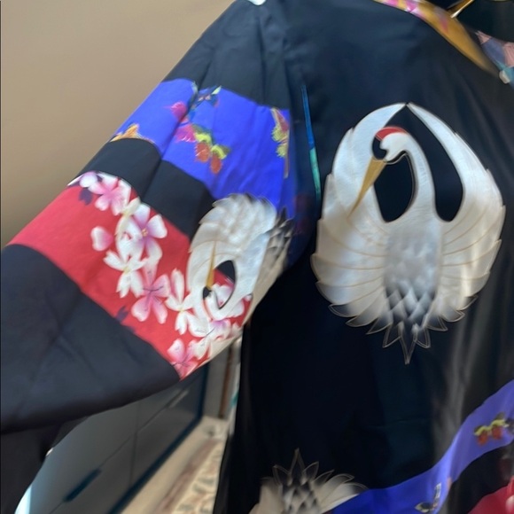 ANNE NAMBA Multicolored 3/4 Sleeve Asymmetrical Blouse - Picture 5 of 6